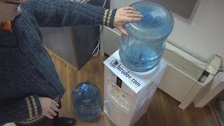 How to replace the Water Bottle of Water Dispenser in 3D [upl. by Werby]