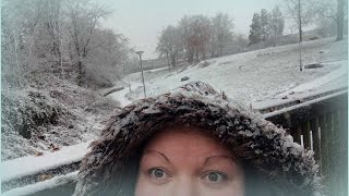 VLOG First snow of winter 2024  scotlandtour snowfall snow [upl. by Eenhpad313]