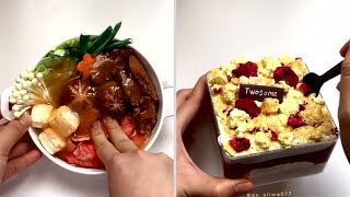 SATISFYING FOOD SLIME  GET HUNGRY AND YOU LOSE [upl. by Marje824]