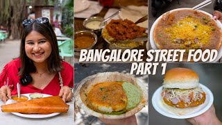 Best BANGALORE Street Food Tour Part 1  Ghee Podi Idli Holige Dosa Biryani amp More [upl. by Cristin]