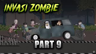 Invasi Zombie  Episode 9  Animasi Horor Kartun Lucu  WargaNet Life [upl. by Elocyn]