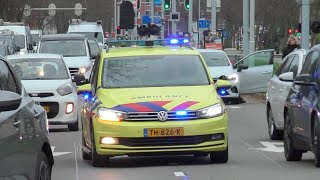 Rijopleiding Ambulances met spoed in Utrecht [upl. by Kendy]