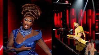 Nymphia Wind vs Sapphira Cristál FOR THE CROWN  RuPauls Drag Race Season 16 [upl. by Akcirred]