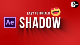 AFTER EFFECTS Tutorial  Create Shadow To Your Text [upl. by Pepillo297]