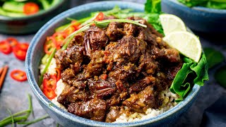 Beef Rendang Recipe  One of my FAVOURITE Indonesian dishes [upl. by Freyah226]