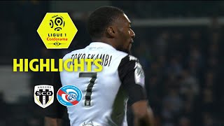 Angers SCO  RC Strasbourg Alsace  11   Highlights  SCO  RCSA  201718 [upl. by Ihcelek]