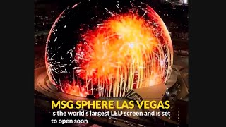 MSG Sphere Las Vegas  The Future of Live Entertainment  ShortBites2 [upl. by Annaierb]