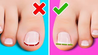 NAIL HACKS YOU MUST KNOW  Pedicure amp Manicure Guide [upl. by Terrye]