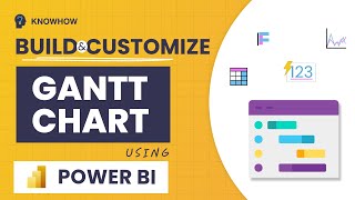 How to Create a Custom Visual Gantt Chart in Power BI  StepbyStep Guide [upl. by Bundy663]