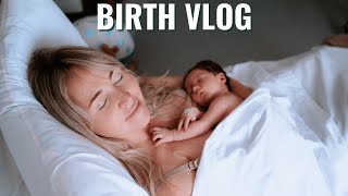 BIRTH VLOG  Raw Labour amp Delivery Of Our Second Baby [upl. by Arinaj894]