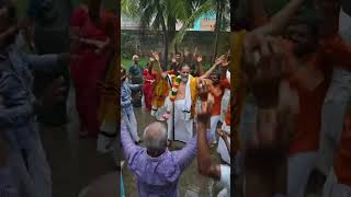 Sri Sri Muralidhara Swamigal Nama Dancing on Rain [upl. by Immot]