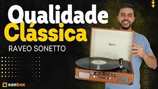 VITROLA TOCA DISCOS RAVEO SONETTO  SUA NOSTALGIA COM MUITA ELEGÂNCIA E QUALIDADE [upl. by Leandro]