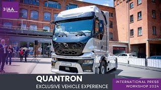 Quantron Exclusive Vehicle Experience  IAA Transportation International Press Workshop 2024 [upl. by Postman]