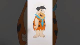 Fred Flintstone flintstones drawing pencildrawing pencilart art 100daysdrawingchallenge [upl. by Annekcm621]