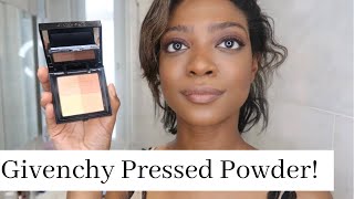 New Givenchy Prisme Libre Pressed Powder  Review Swatches Demon Wear Test [upl. by Harned]