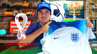 CAMISA INGLATERRA COPA 2022 I GKKOC JERSEY [upl. by Baerman]