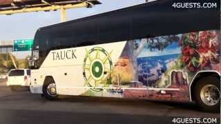 TAUCK USA TOUR BUS  VIA TRAILWAYS [upl. by Ellga153]