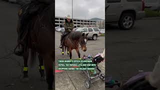 The Clackamas County Sheriff’s Posse helped kickoff the holiday season at Clackamas Town Center [upl. by Bushore]