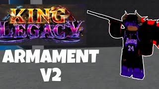 How To Get ArmamentHaki V2 In King Legacy  Roblox [upl. by Siraf]