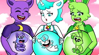 CATNAP X DOGDAY BREWING CUTE BABY amp CUTE PREGNANT  Poppy Playtime Chapter 3 Animation [upl. by Ddal]