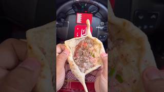 Turkish Gozleme with minced Lamb amp Chicken and Lamb Shawarma Mukbang Asmr asmr food satisfying [upl. by Tempest430]