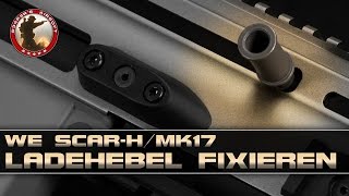 Tech WE MK17 GBB Ladehebel fixieren  6mm Airsoft GermanDeutsch 4K UHD [upl. by Engis]