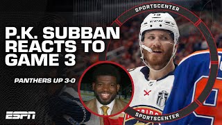 PK Subban reacts to Game 3 The Panthers look like theyve been here before  SportsCenter [upl. by Nnav]