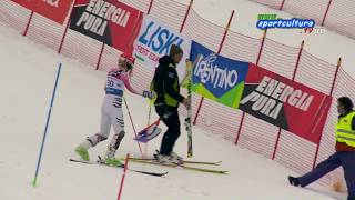 Alpe Cimbra FIS Children Cup slalom CHI 2 1 run female [upl. by Lupiv]