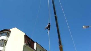 Rope climbing on 20 m rope [upl. by Sochor]