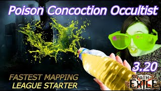 320 The Fastest Mapper For League Start  Poison Concoction Occultist [upl. by Rhoads]