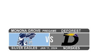 Monona Grove Boys Basketball vs DeForest  Thursday January 11th 2023 [upl. by Ludeman]