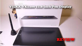 VEIKK Studio VK1200 116 Inch Pen Display REVIEW [upl. by Nnylyam]