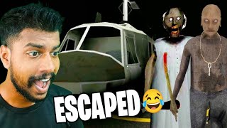 Epic Helicopter 🚁 Escape From അമ്മച്ചീസ് House  Granny Chapter 2 [upl. by Savart734]