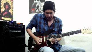 GLENNYexternal guitar  Dann Huff  Giant  Lost in paradise guitar solo cover [upl. by Yunick]