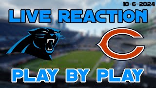 Panthers Vs Bears Live Reaction Play By Play [upl. by Pinebrook]