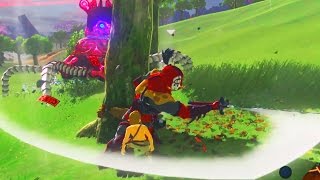 How to Use a Yiga Blademaster to Escape a Guardian Stalker  The Legend of Zelda Breath of the Wild [upl. by Krongold]