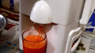 CARROT JUICE recipeHow to make carrot vegetable juicebenefits of vitamins in carrots [upl. by Michel]