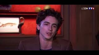 Timothée Chalamet Interview On Dune in French [upl. by Noel]