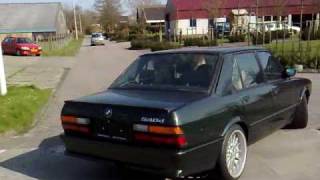 BMW 540d E28 V8 BiTurbo First Run  Ivo Christov [upl. by Tichon]