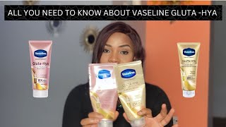 Vaseline GlutaHya Lotion Serum Dewy Radiance vs Flawless Bright [upl. by Arman890]