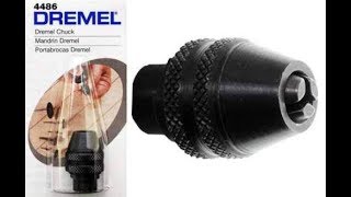 DREMEL MANDRIL  PORTA BROCAS  DREMEL CHUCK 4486  REVIEW [upl. by Aryhs237]