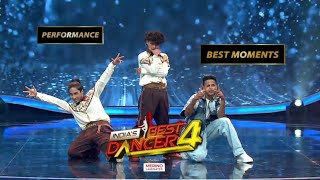 Tushar shetty amp steve amp Raktim Awesome dance performance quot Indias best dancer 4 Dance ka Tadhka 2 [upl. by Reg81]