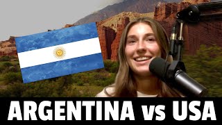 Living in Argentina vs Living in the USA [upl. by Sasnak]