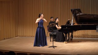 FIFC Prize Winner Concert C Debussy Bilitis for Flute and Piano Dabeen Kim 김다빈 [upl. by Anniala166]