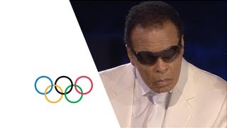 Muhammad Ali Makes A Special Appearance At The Opening Ceremony  London 2012 Olympics [upl. by Noicpecnoc591]