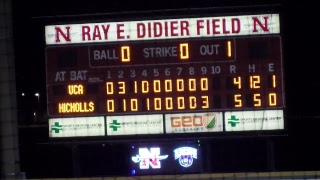 Nicholls Baseball Colonels vs UCA [upl. by Ahdar]