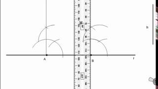 Data una retta disegnare la parallela ad una distanza assegnata [upl. by Omolhs]