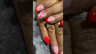 Overlay nails nails nailart naildesign views [upl. by Redneval]