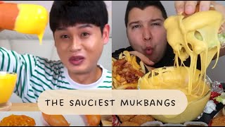 the SAUCIEST mukbangs [upl. by Adalard]