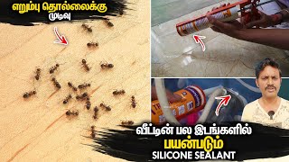 இதுல இவ்ளோ செய்யலாமா Ant Control amp How To Use Silicone Sealant Gun  Manos Try Tamil Vlog [upl. by Omik]